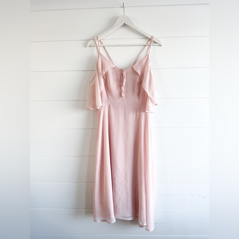 Cynthia Steffe - Blush Off the Shoulder A-Line Dress - Size 8